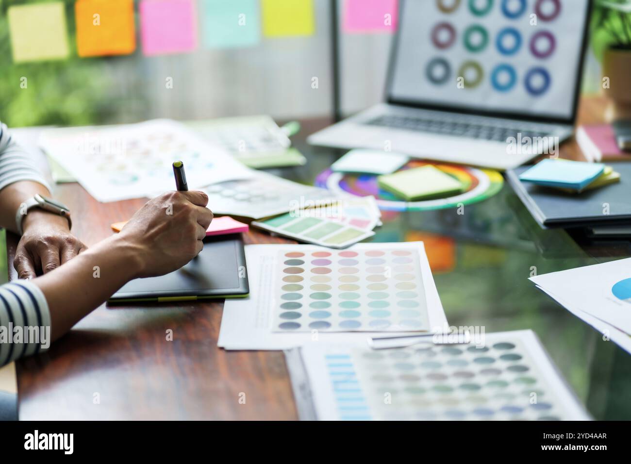 Startup Architect creative designer working with new project ideas ...