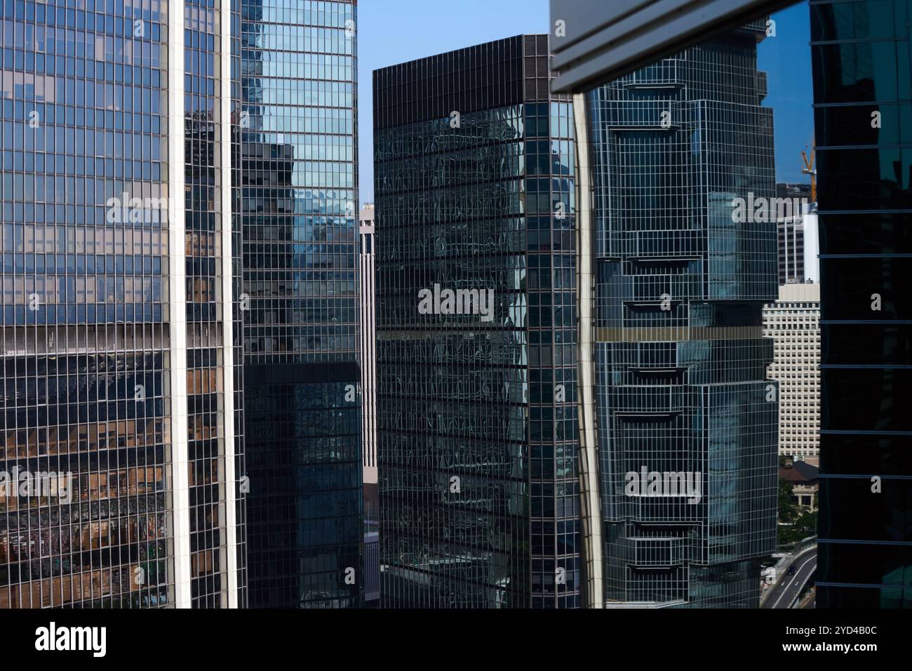 High rise buildings in central Hong Kong Stock Photo - Alamy