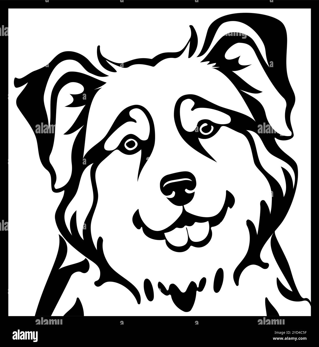 illustration of a dog Stock Vector Image & Art - Alamy