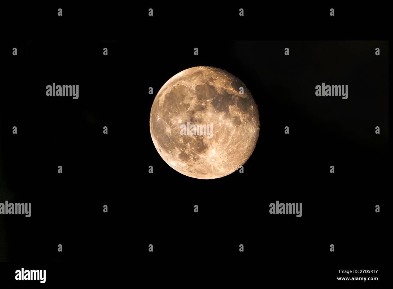 Hunters Moon in October 2024 Stock Photo