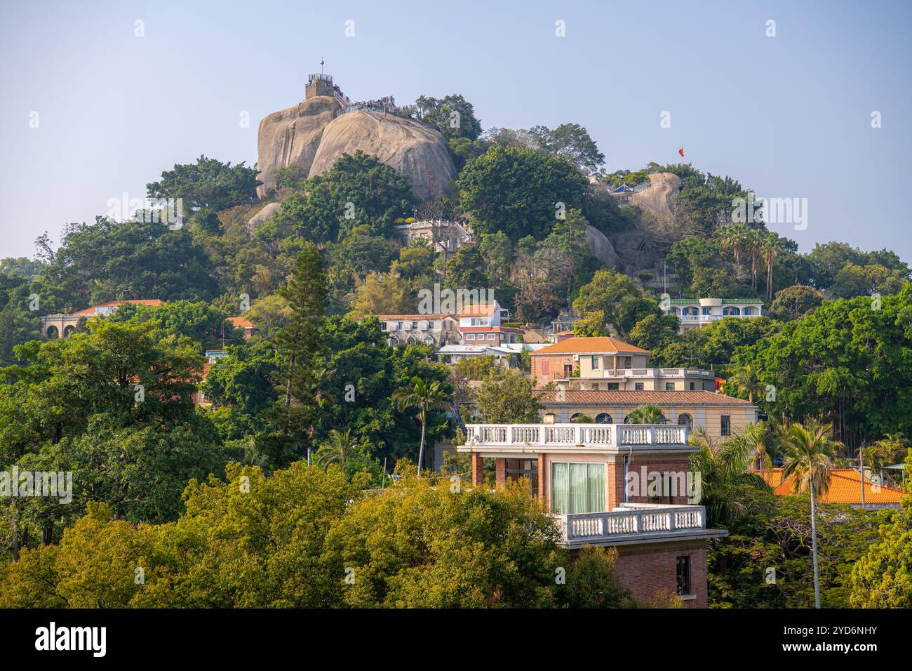 Ximan Nature landscape in China. Sunlight Rock at Gulangyu Island - Xiamen ...