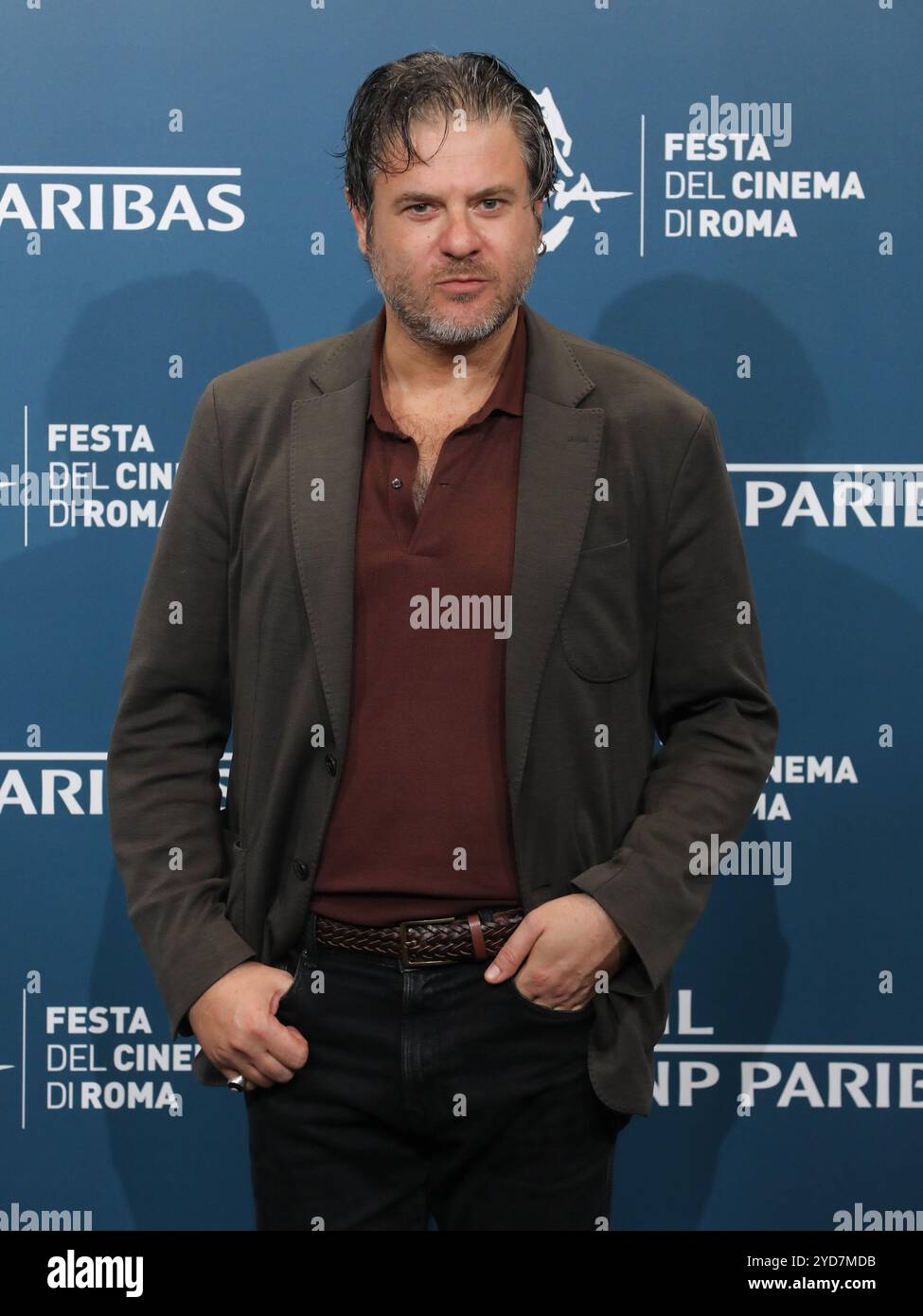 Rome Italy 25 10 2024 Roma Cinema Fest 2024 Rome Film Fest Rome Italy 25102024 Roma Cinema Fest 2024 Rome Film Fest Photocall Film Superheroes Pictured Edoardo Pesce 2YD7MDB 