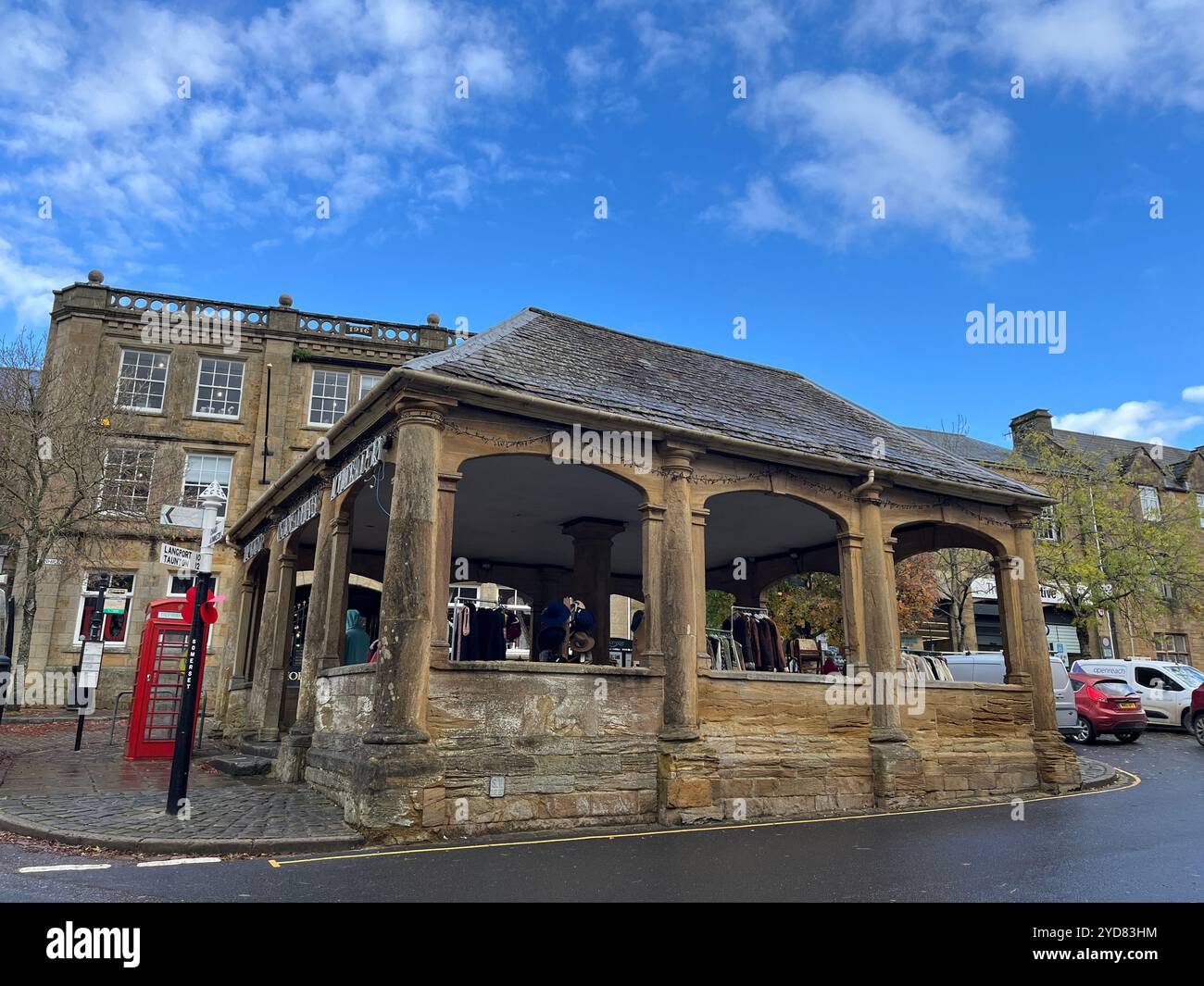 Market Town of Ilminster in Somerset, England, UK. - Smartphone Captured Stock Image