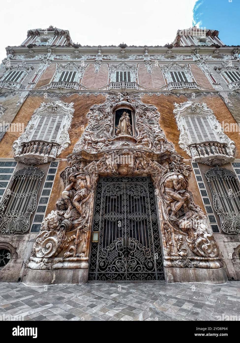 Edificios Roccoco Valencia, Spain - SEP 3, 2022: The Palace of the Marquis of Dos Aguas ...