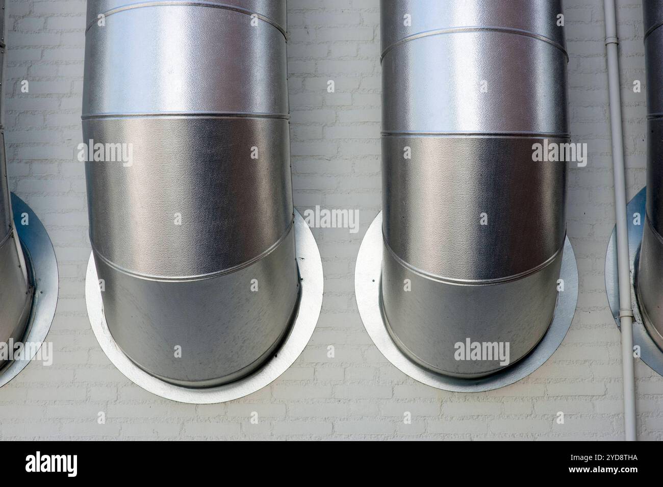 Details of Ventilation. Details of Ventilation of a Tilburg University Building. Tilburg Campus Universiteit van Tilburg Noord-Brabant Nederland Copyright: xGuidoxKoppesxPhotox Stock Photo