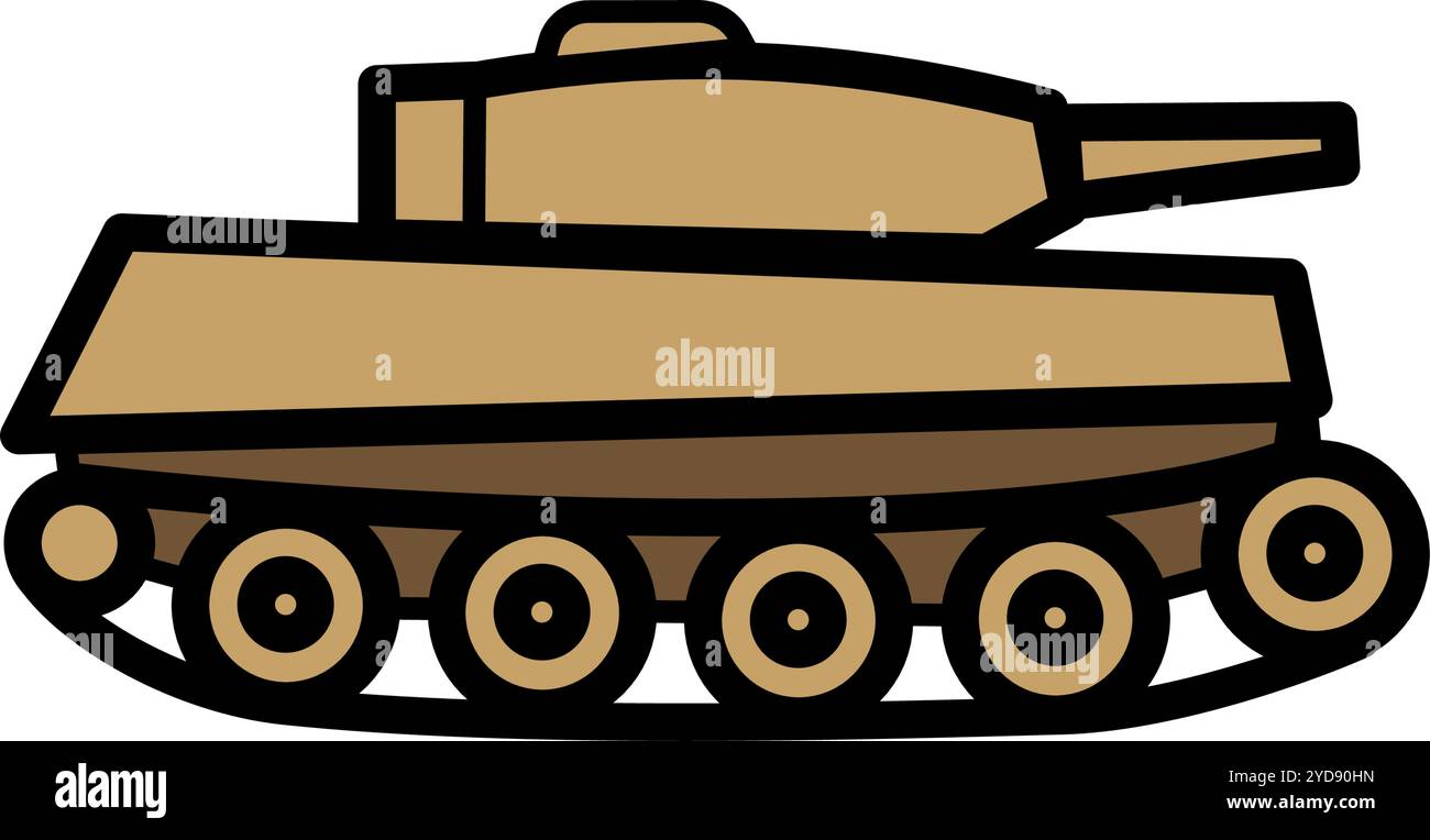 Tank - simple vector icon Stock Vector Image & Art - Alamy