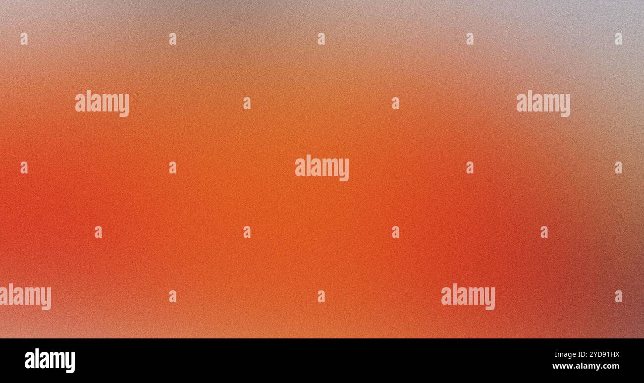 Grainy texture orange and grey gradient background Stock Photo