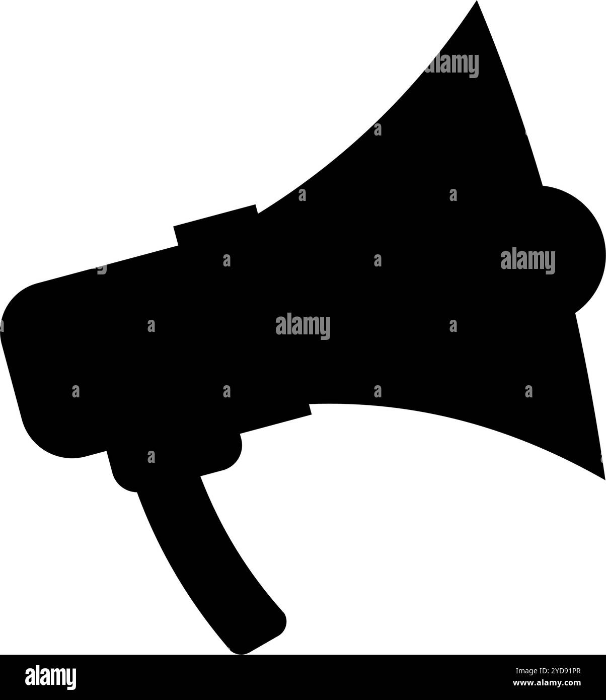 megaphone laudseaker - simple vector icon  Stock Vector