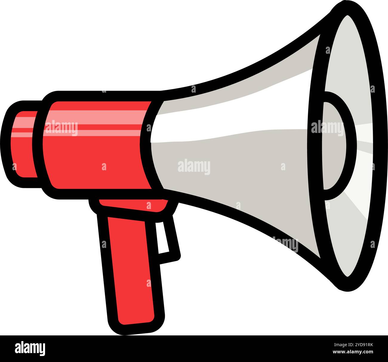 megaphone laudseaker - simple vector icon  Stock Vector