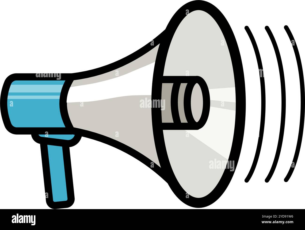 megaphone laudseaker - simple vector icon  Stock Vector