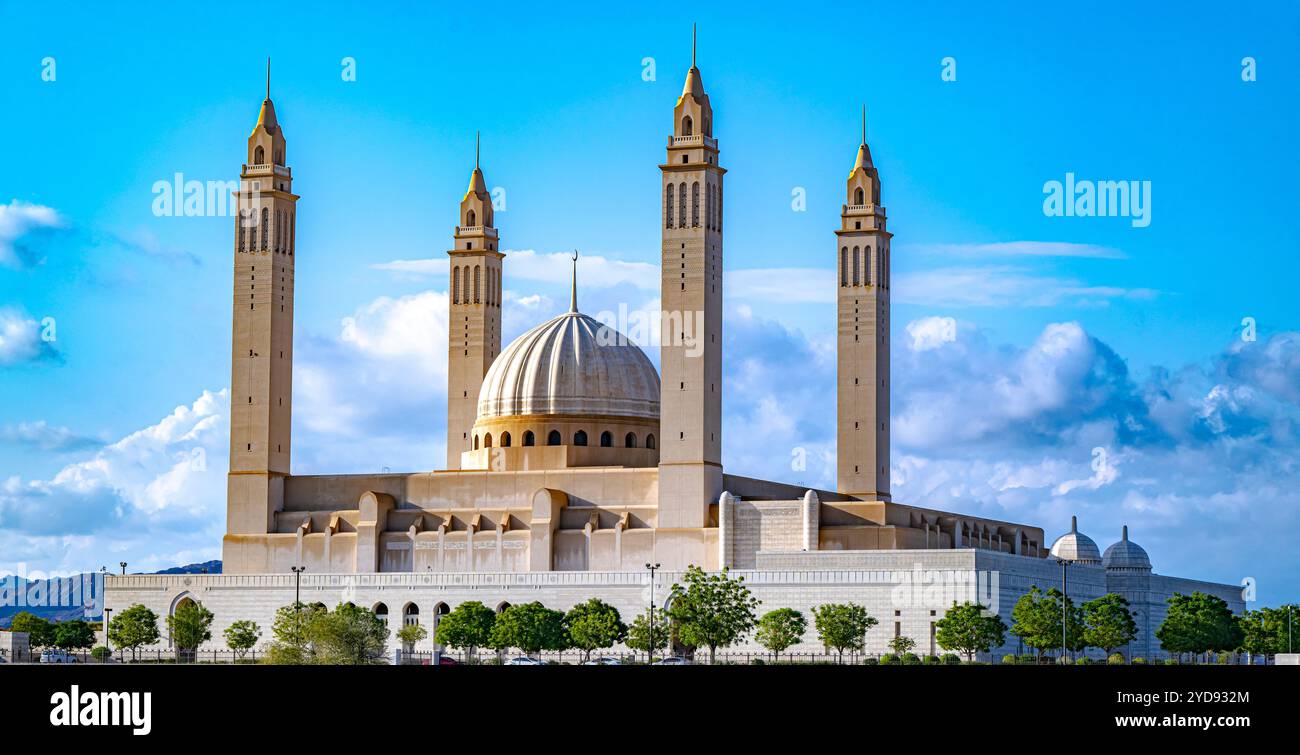 Sultan Qaboos Mosque in Nizwa Stock Photo