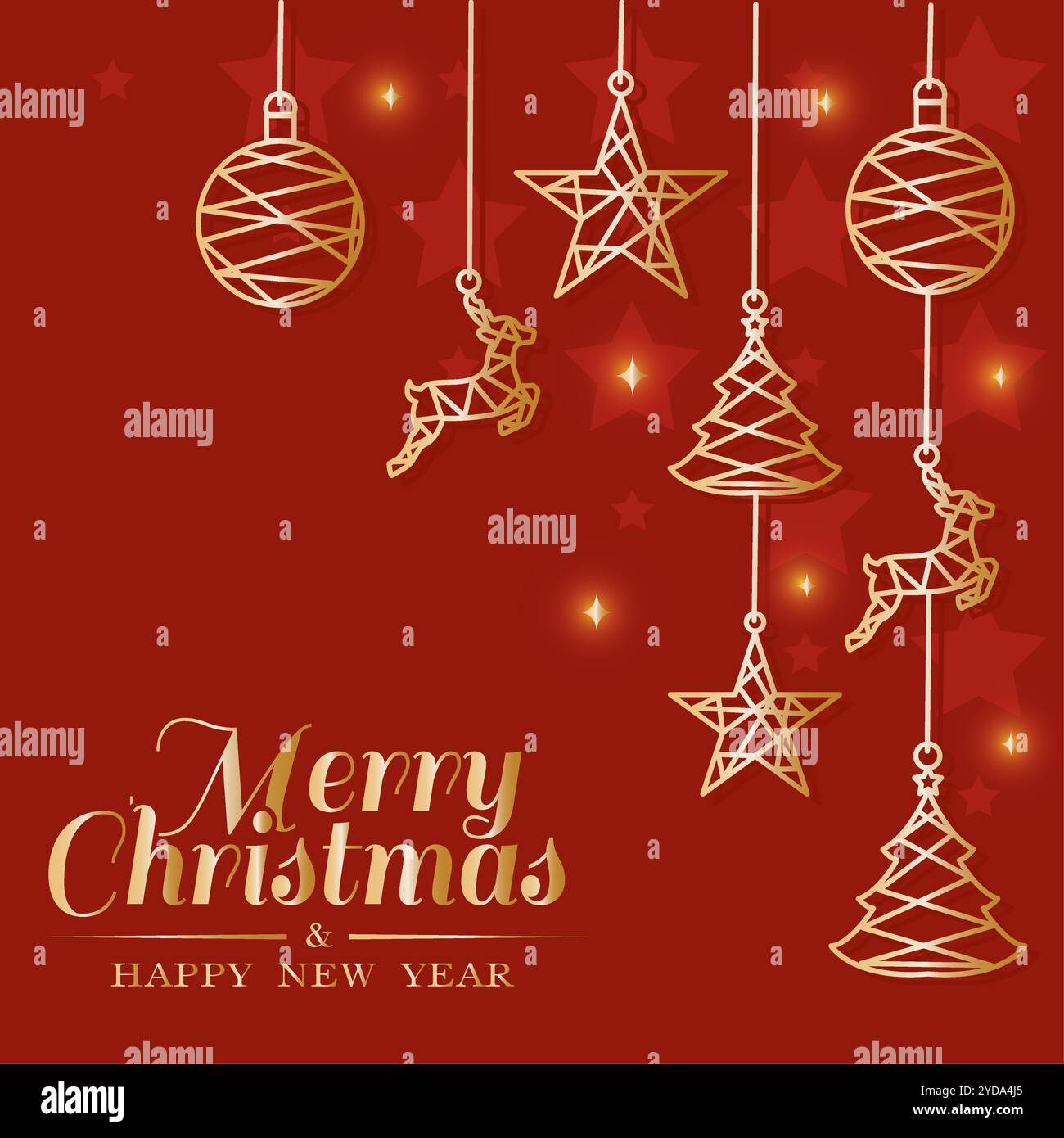 Christmas background decorations greeting Stock Vector Images - Alamy