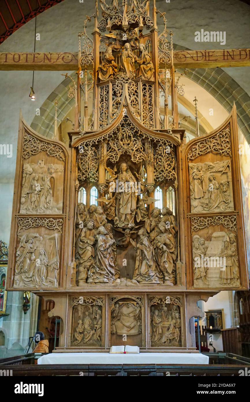 Herrgottskirche creglingen hi-res stock photography and
