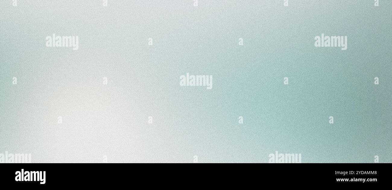 Grainy gradient background fading from white to pastel blue Stock Photo