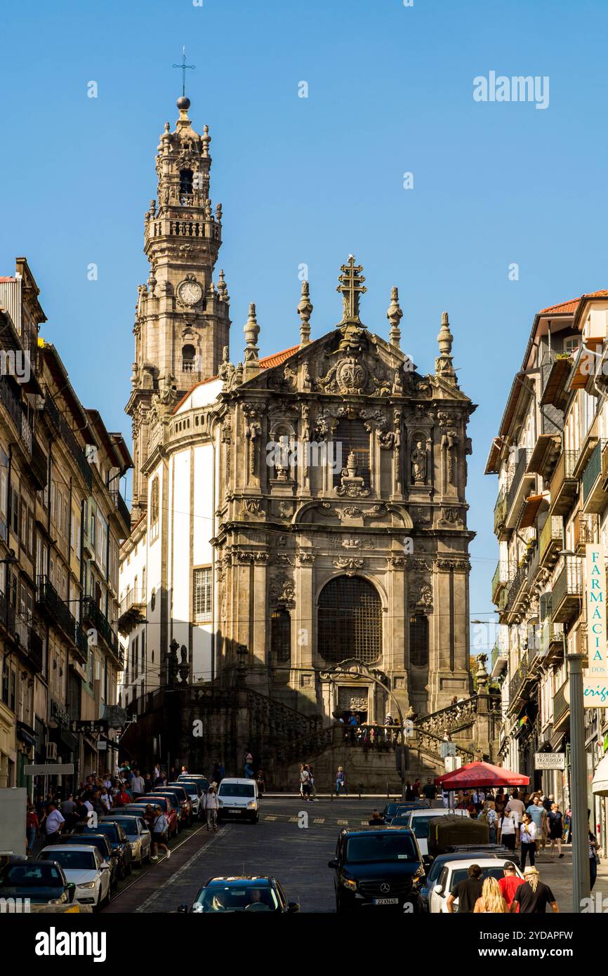 Interior of the Clerigos Church, Porto, Portugal, Europe