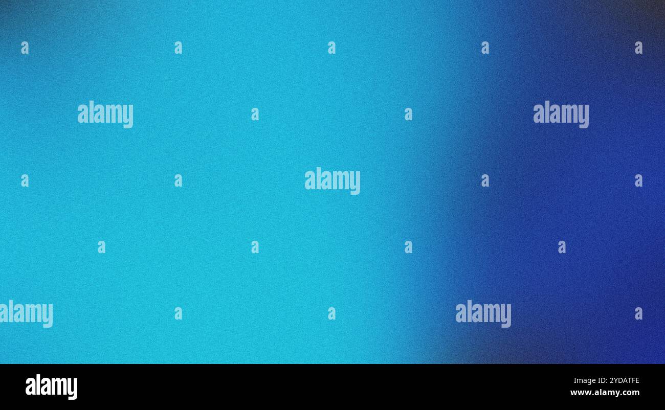 Blue gradient background with a textured grain effect Stock Photo