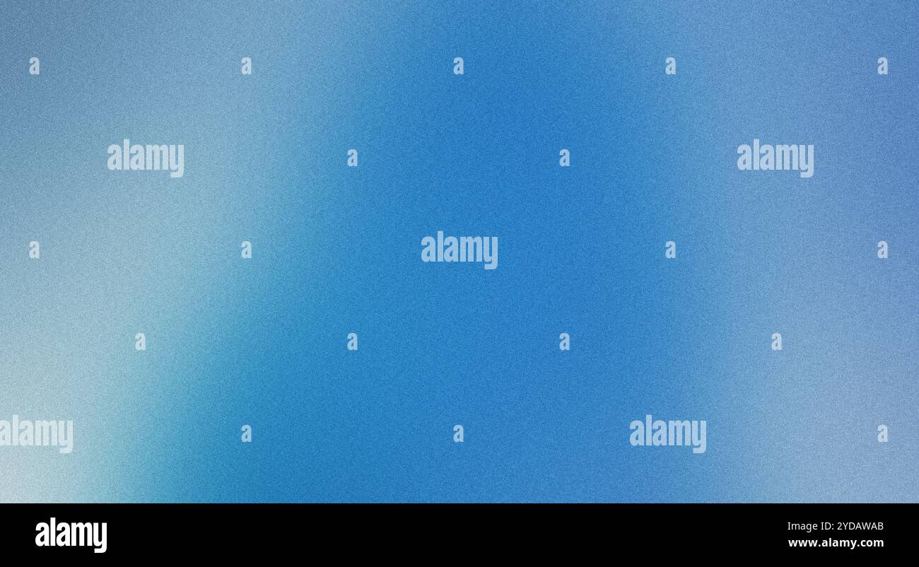 Abstract blue gradient background with grainy texture and noise effect ...