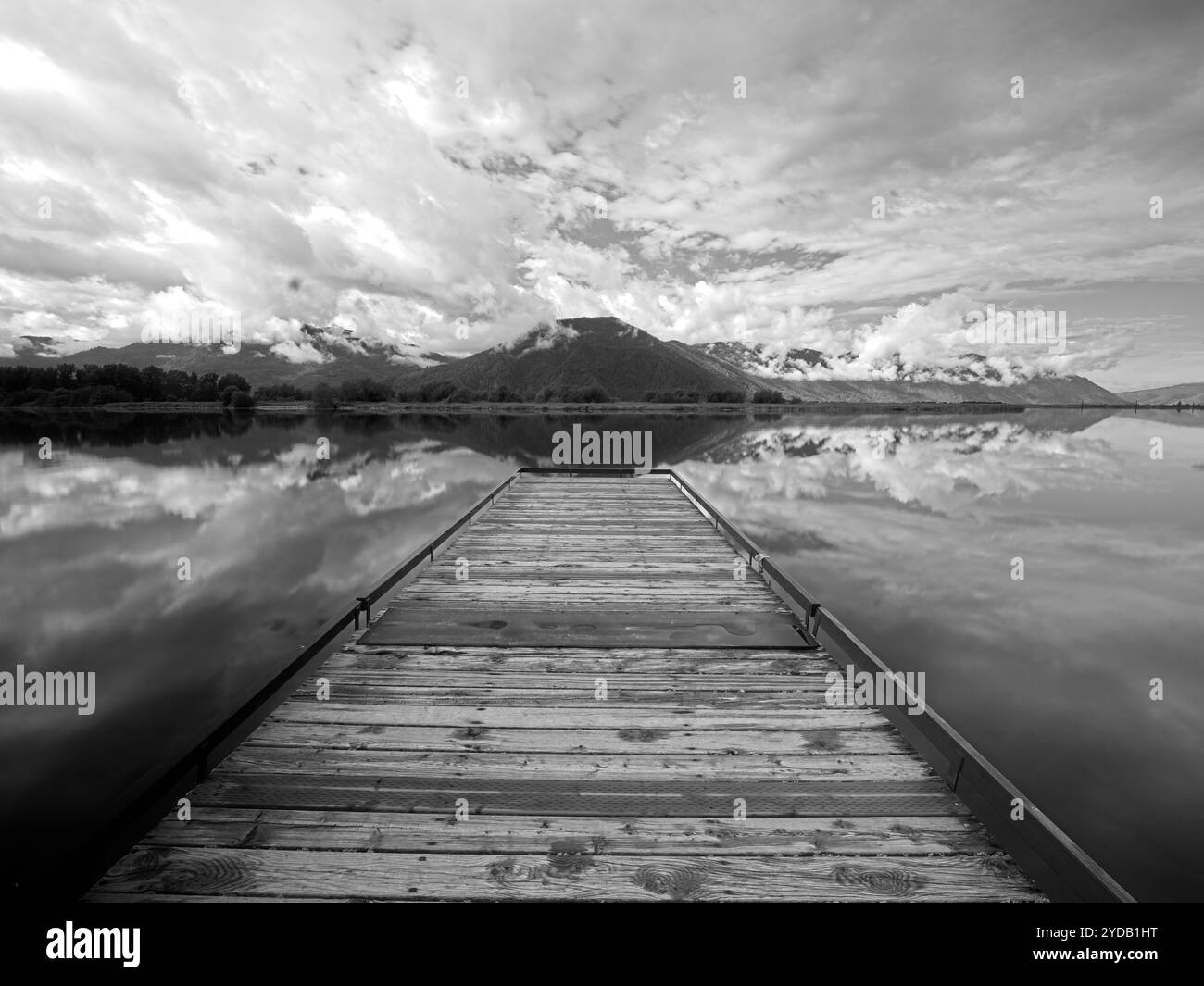 Natural calm scene Black and White Stock Photos & Images - Alamy