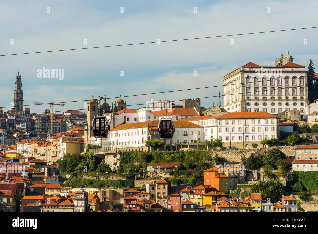 Gaia Cable Car, Gaia, Porto, Portugal. Stock Photo