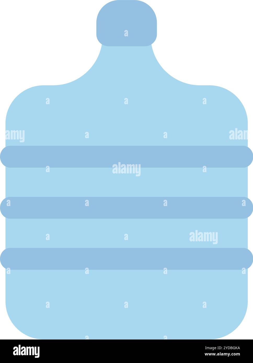 Simple water dispenser bottle icon. Editable vector. Stock Vector