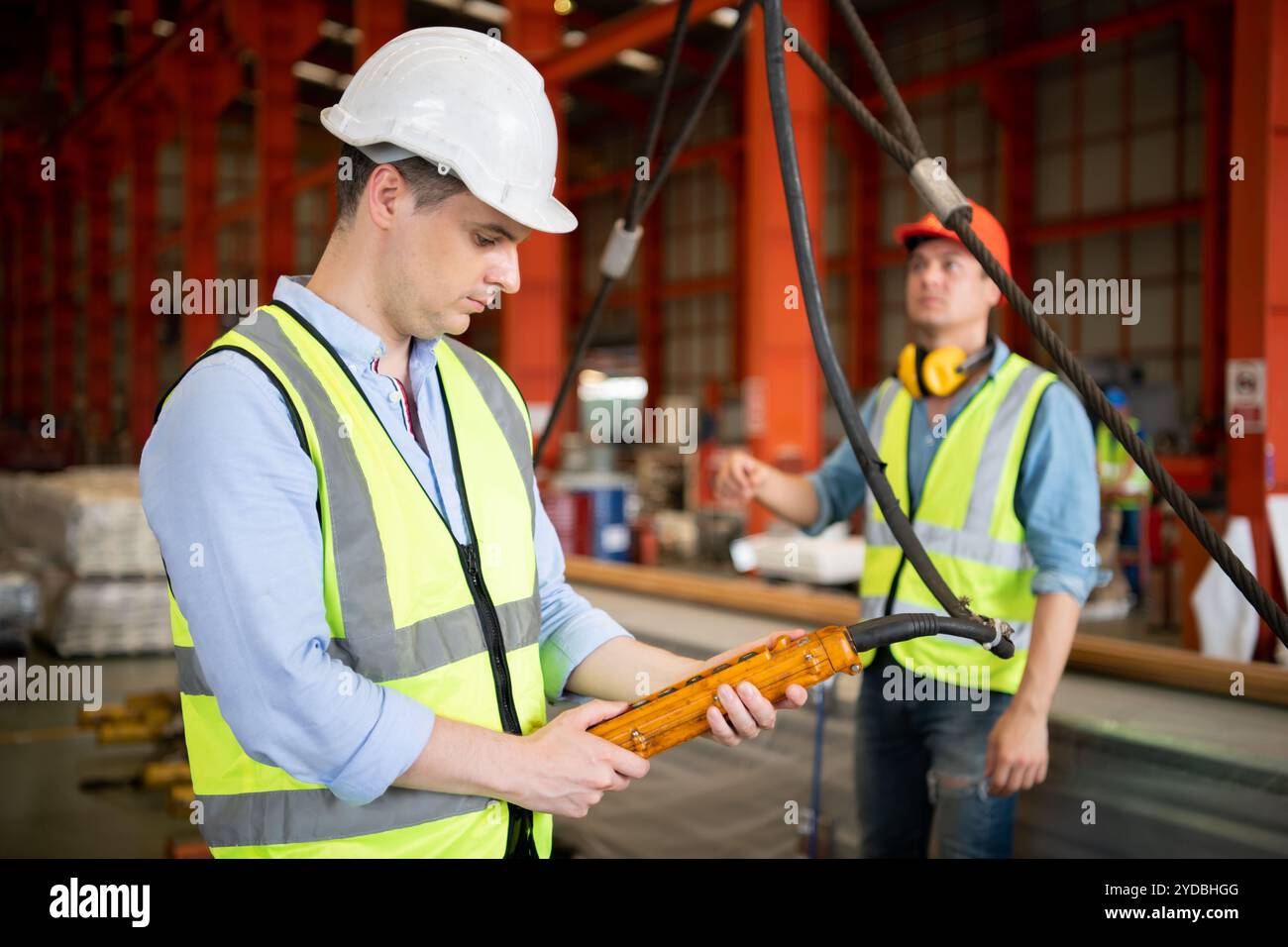 Checking weight of load hi-res stock photography and images - Alamy