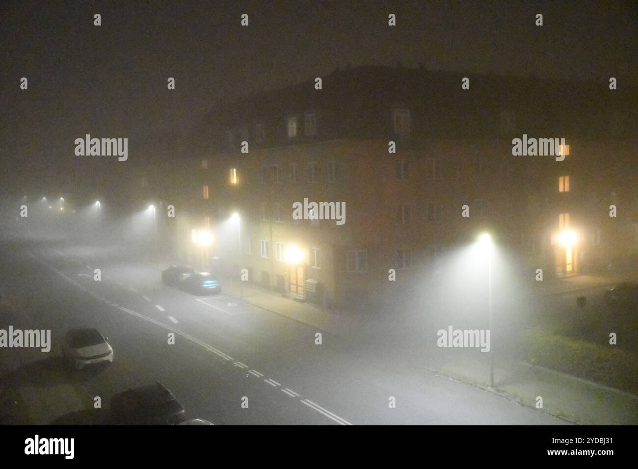 Copenhagen/ DenmarK/26 October 2024/Foggy morning weather in Kastrup ...