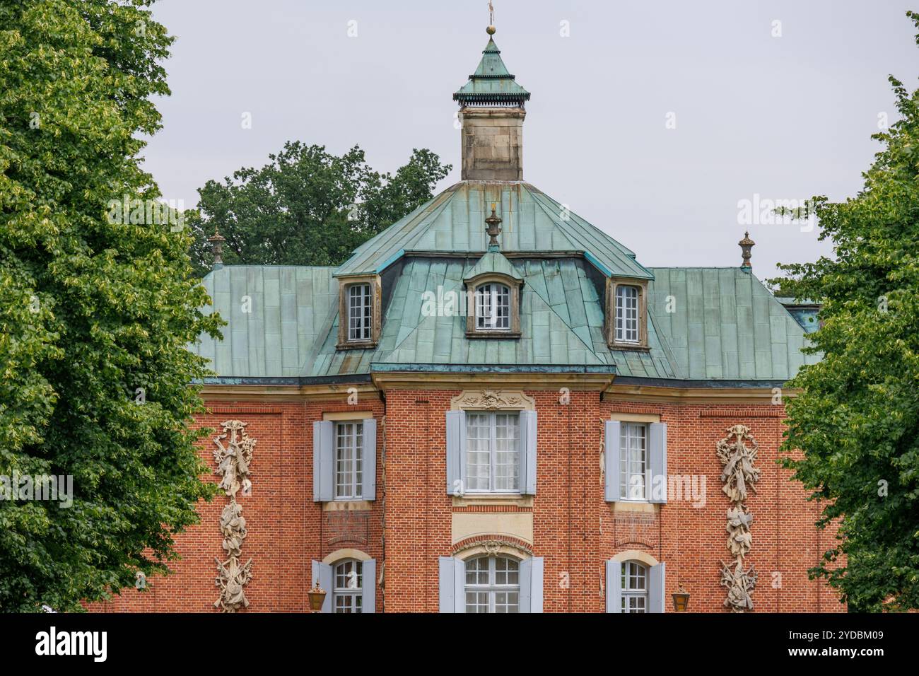 Castle in the german emsland Stock Photo