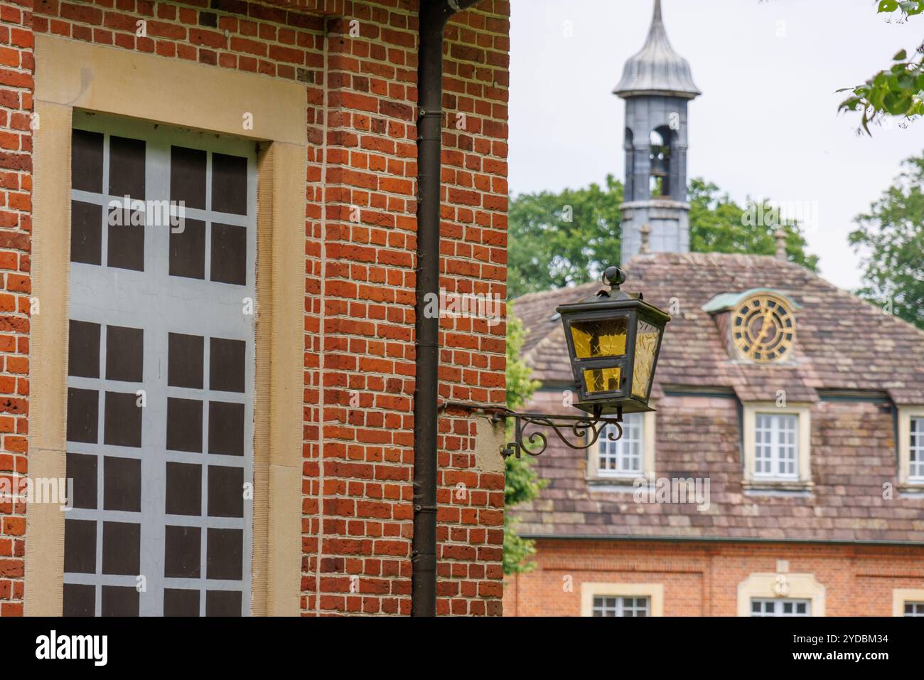 Castle in the german emsland Stock Photo
