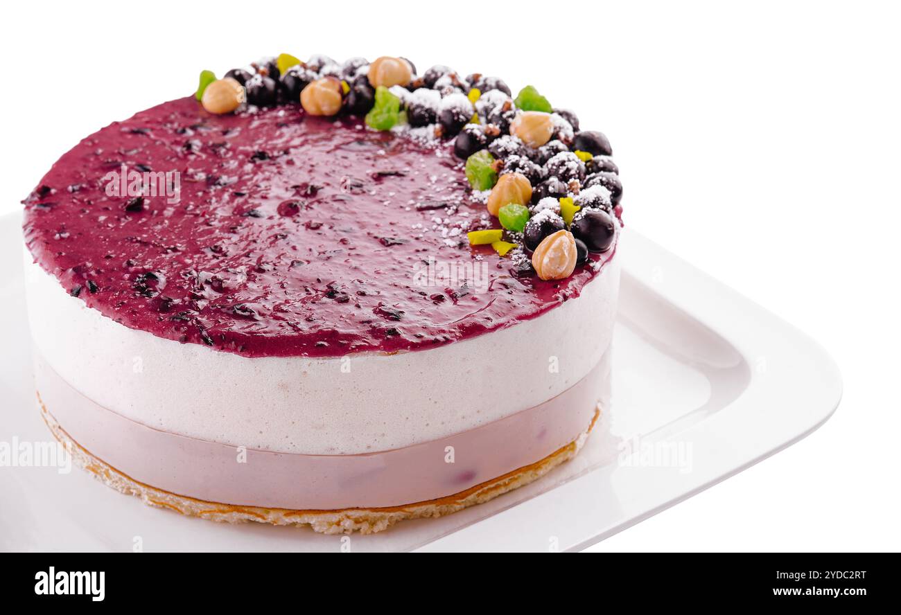 Tasty cheesecake on table hi-res stock photography and images - Alamy