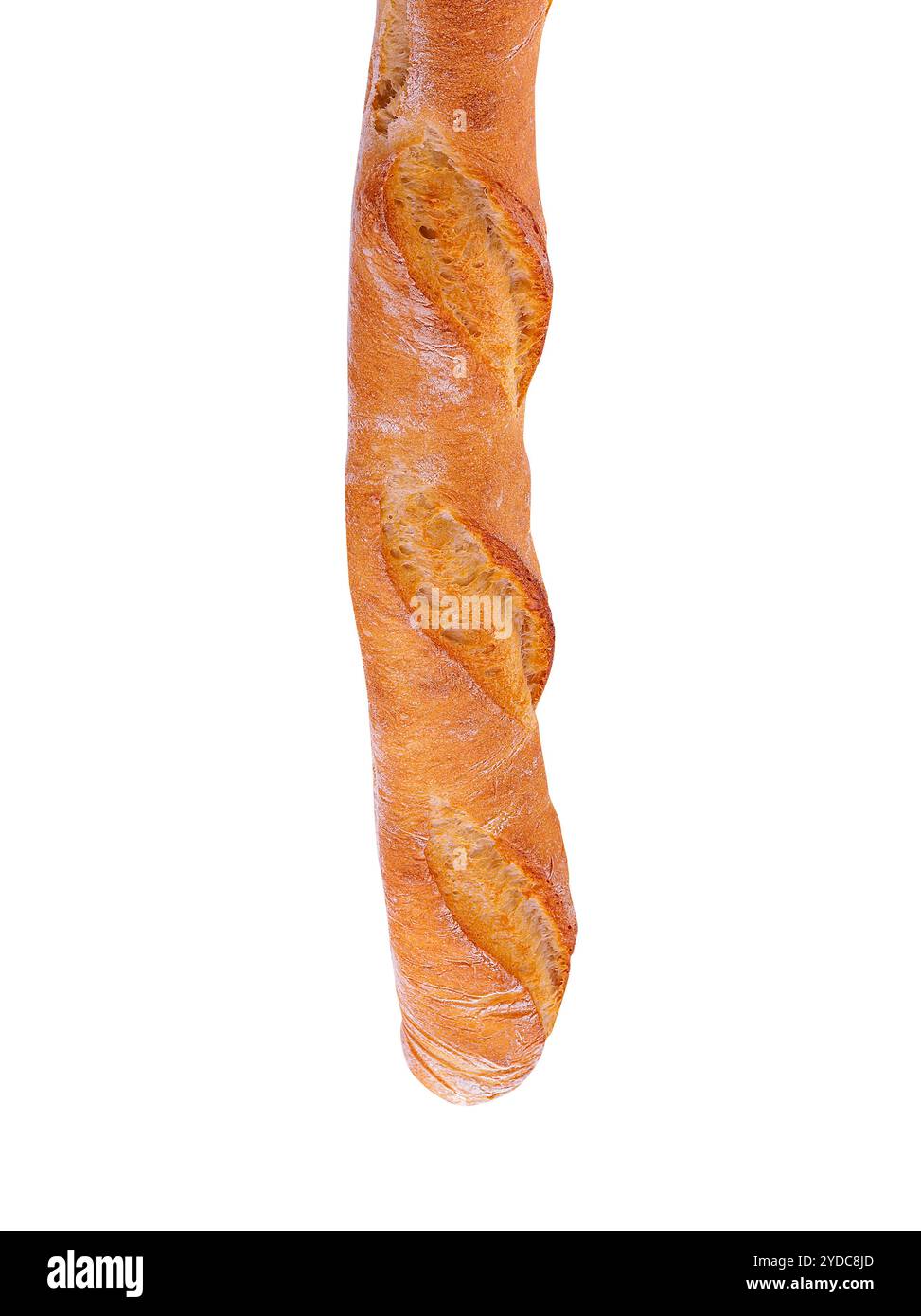 White french baguette bread isolated on white background Stock Photo ...
