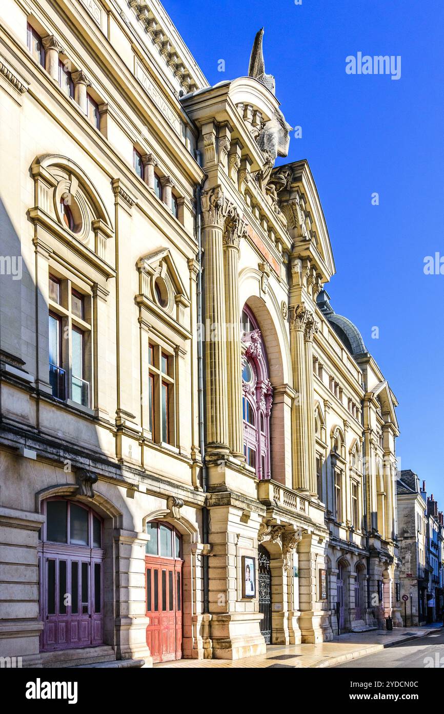 Facade of the Grande Théâtre Opéra de Tours - Tours, Indre-et-Loire (37), France. Stock Photo