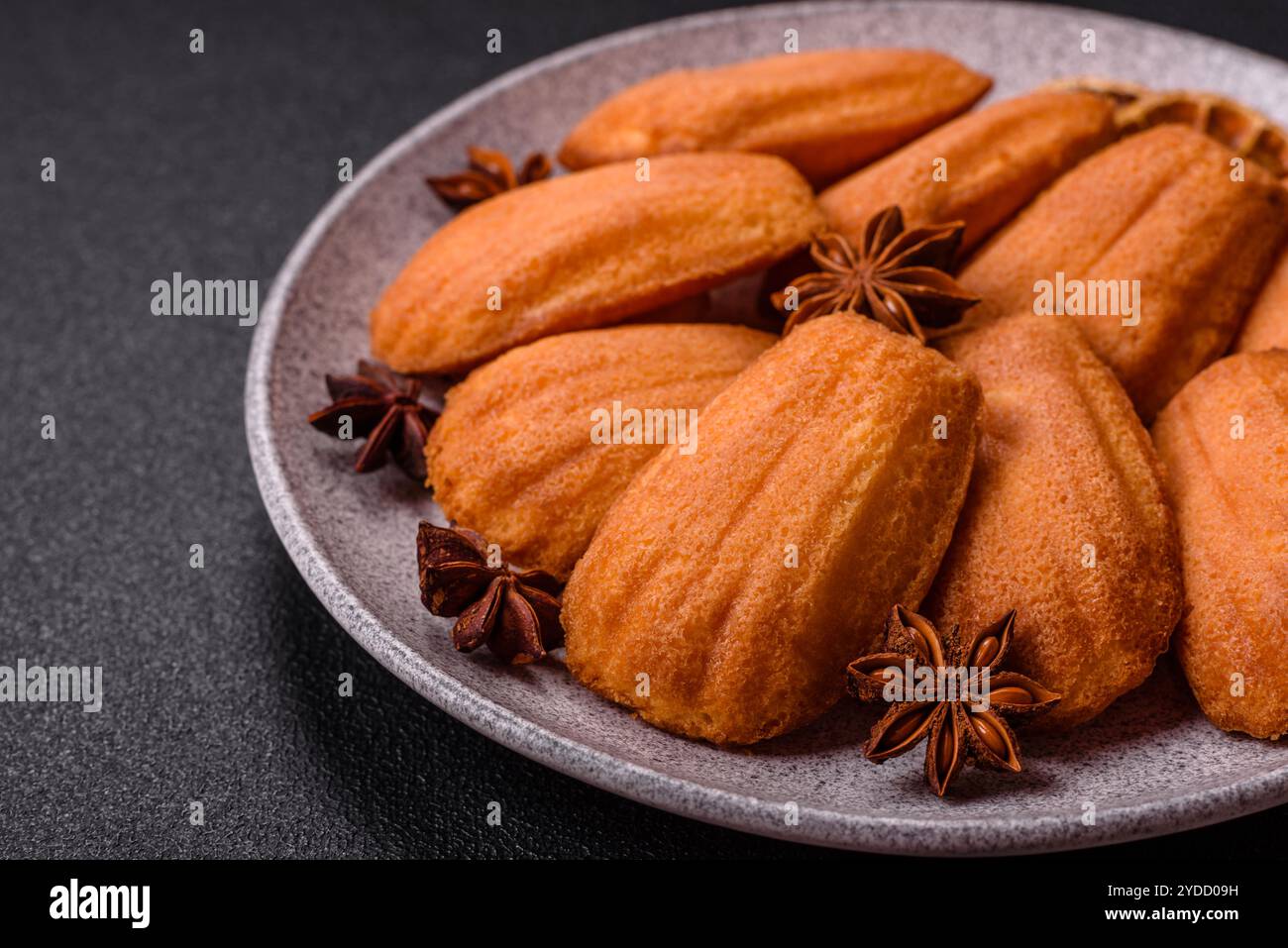 Traditional French madeleine biscuits with nutty flavor Stock Photo - Alamy