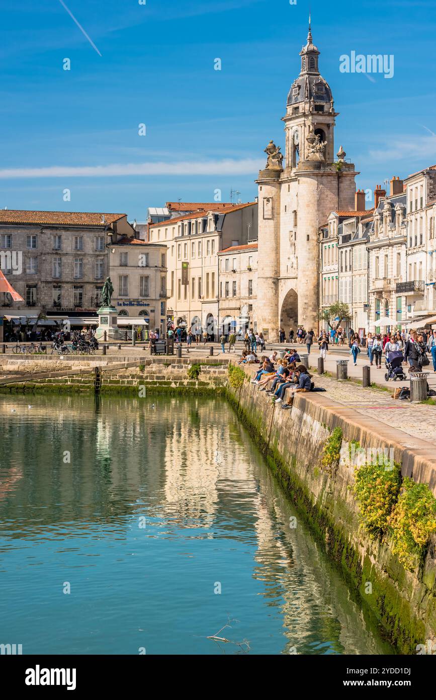 Promenade In The Old Port Of La Rochelle France Stock Photo Alamy