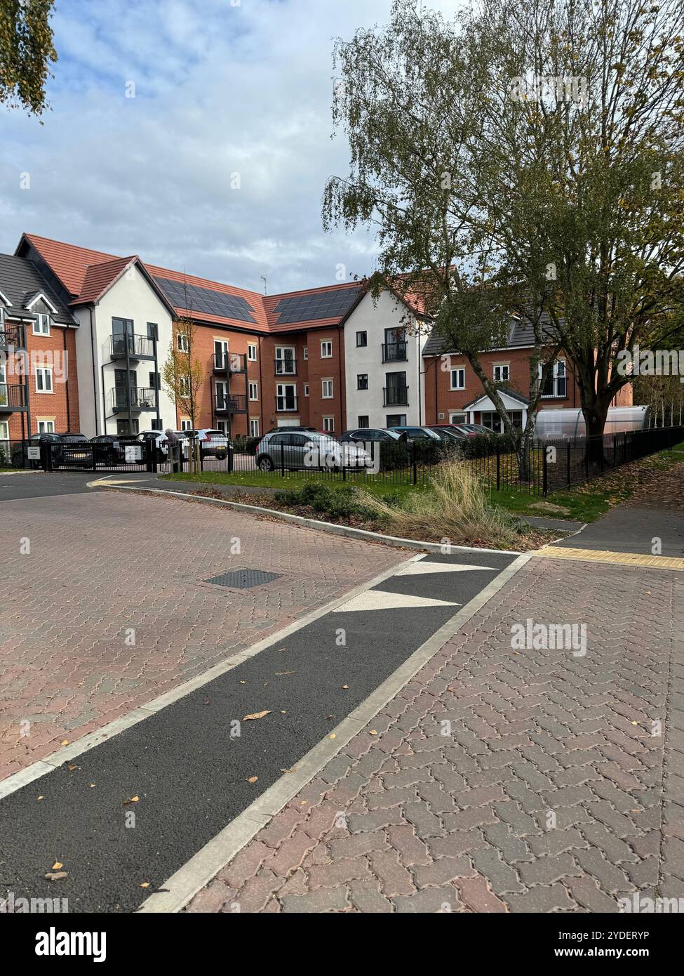 Martlesham Heath, Suffolk - 26 October 2024:: Squadron House, McCarthy Stone assisted living apartments for the over 60s - Smartphone Captured Stock Image