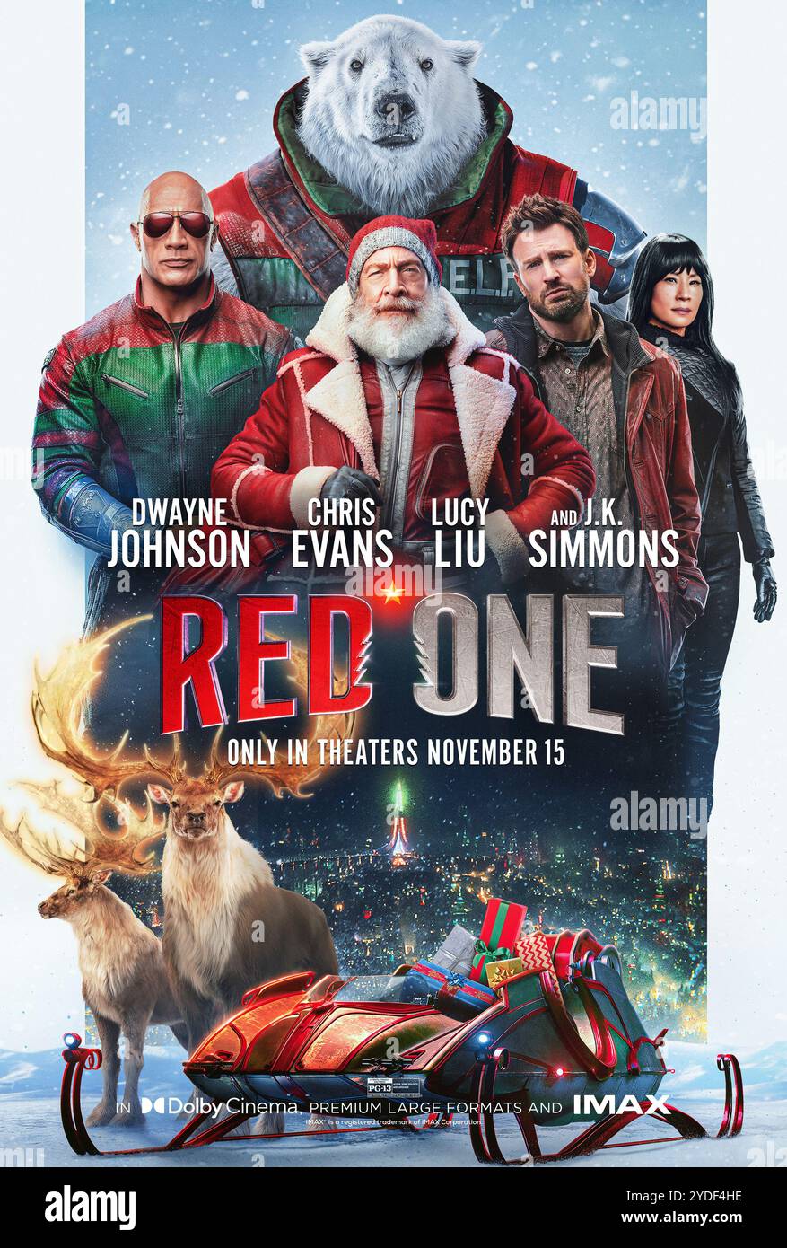 Red one 2024 film poster hi-res stock photography and images - Alamy