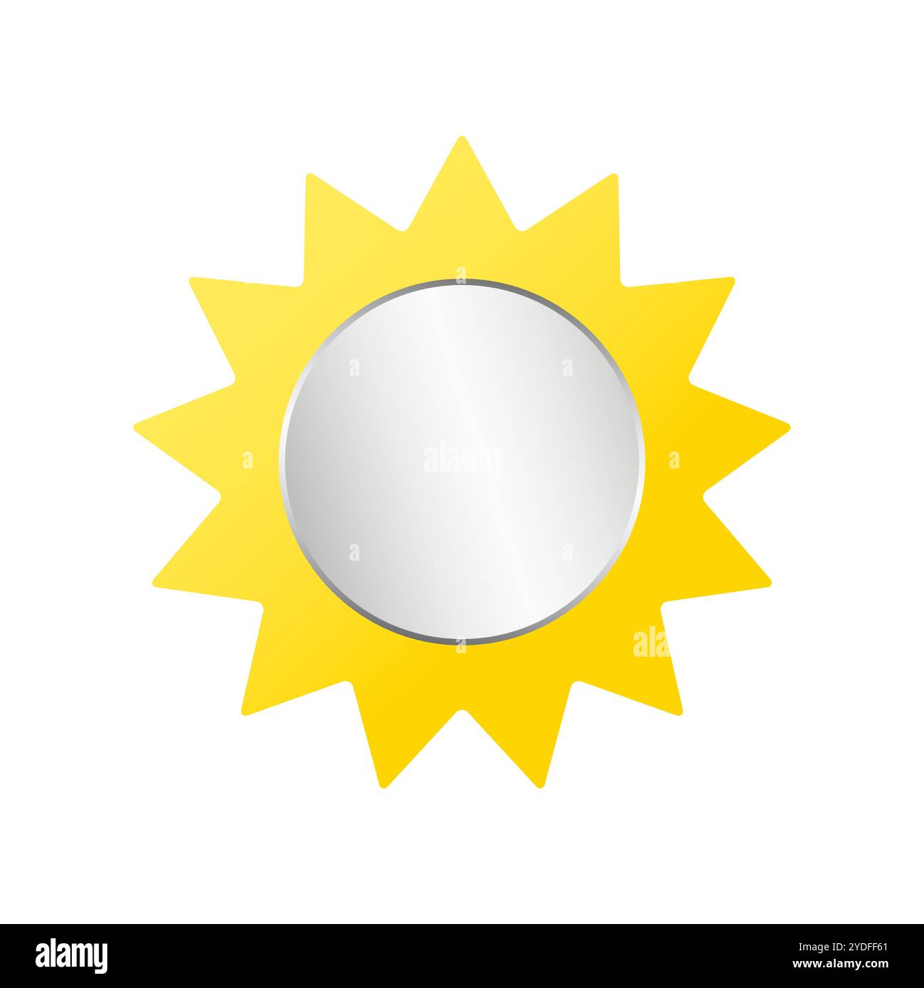 Mirror icon. Isolated on white background. Stock Vector