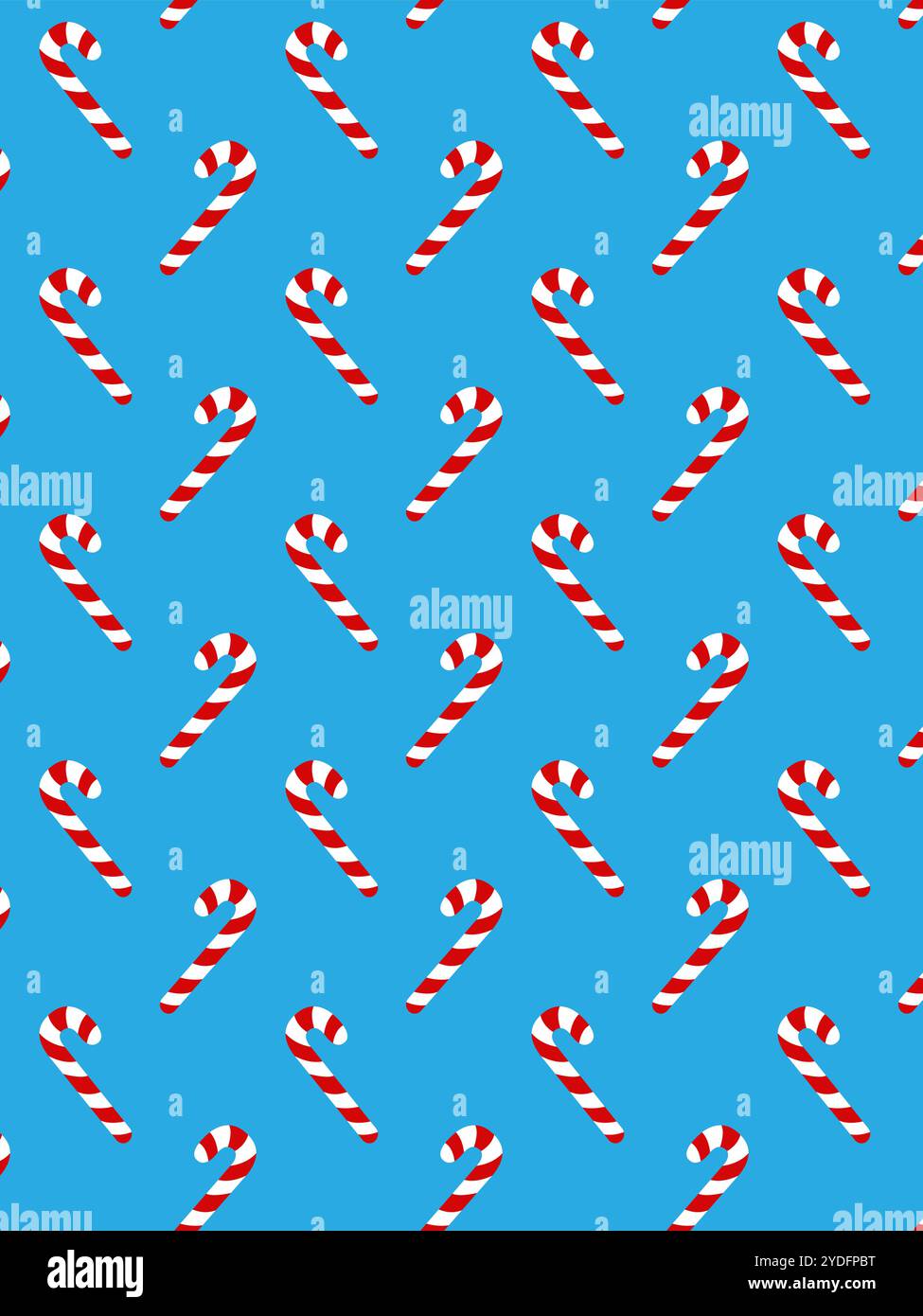 Cute lollipop pattern. Christmas vector illustration. Stock Vector