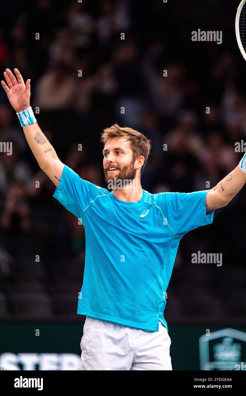 Corentin MOUTET (FRA) during the Qualifying of the Rolex Paris Masters