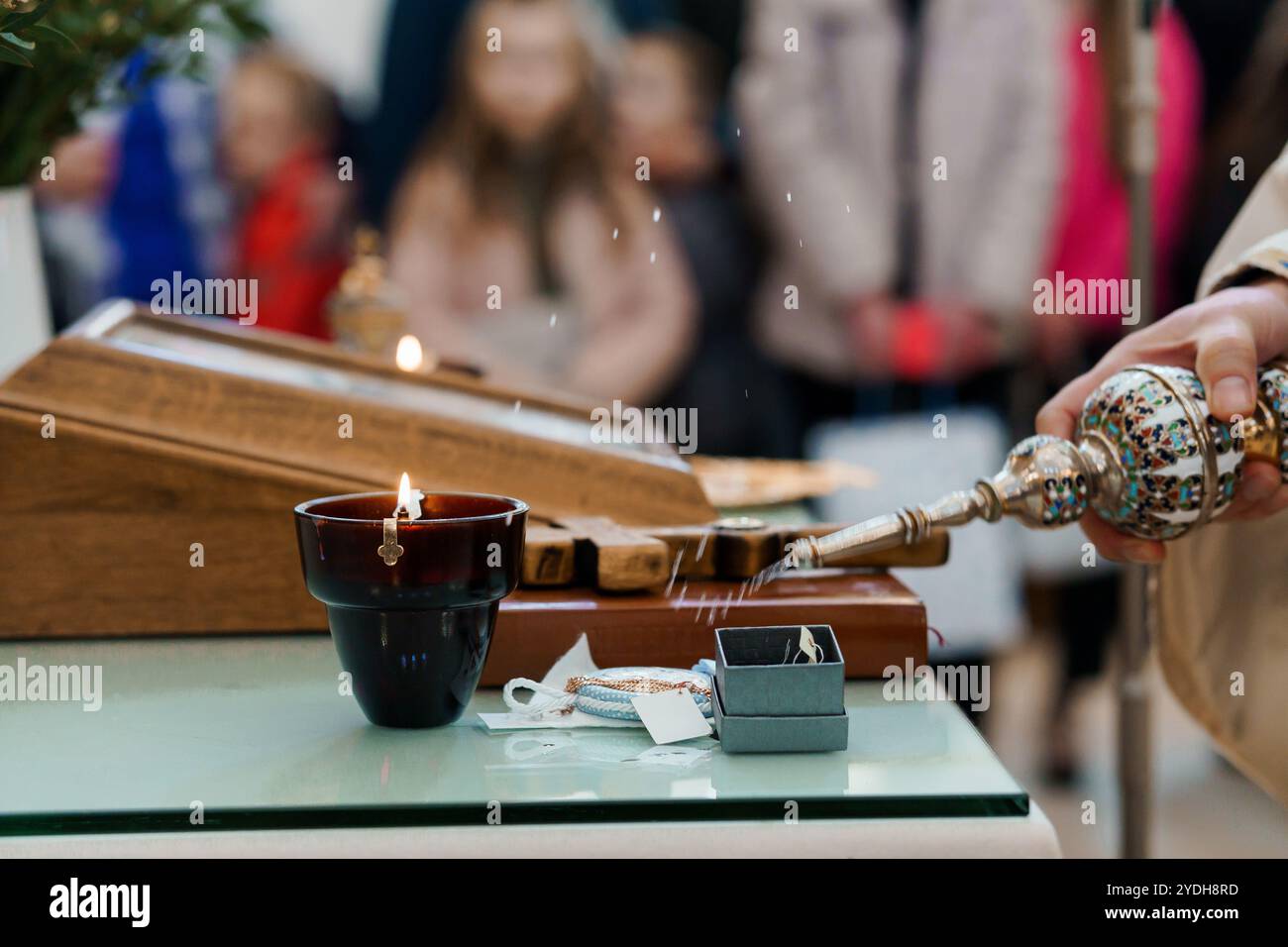 Atmosphere during solemn ceremony hi-res stock photography and images ...