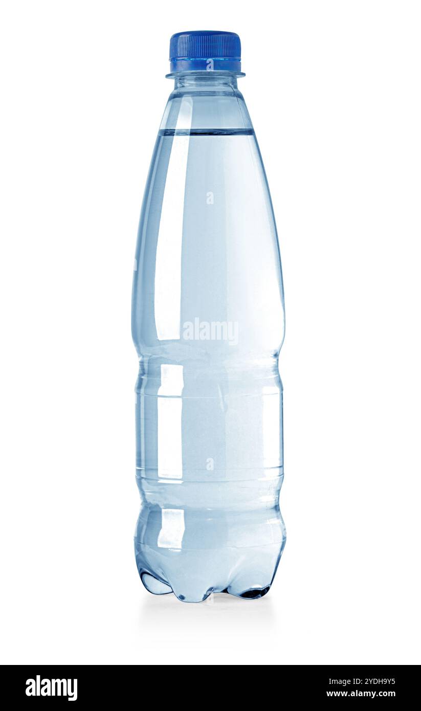 Water plastic bottle isolated on white background with clipping path ...