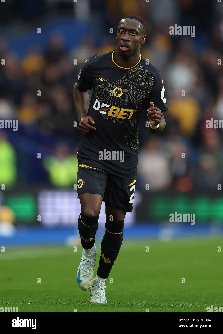 Brighton and Hove, UK. 26th Oct, 2024. Carlos Forbs of Wolverhampton Wanderers during the Premier League match at the AMEX Stadium, Brighton and Hove. Picture credit should read: Paul Terry/Sportimage Credit: Sportimage Ltd/Alamy Live News Stock Photo