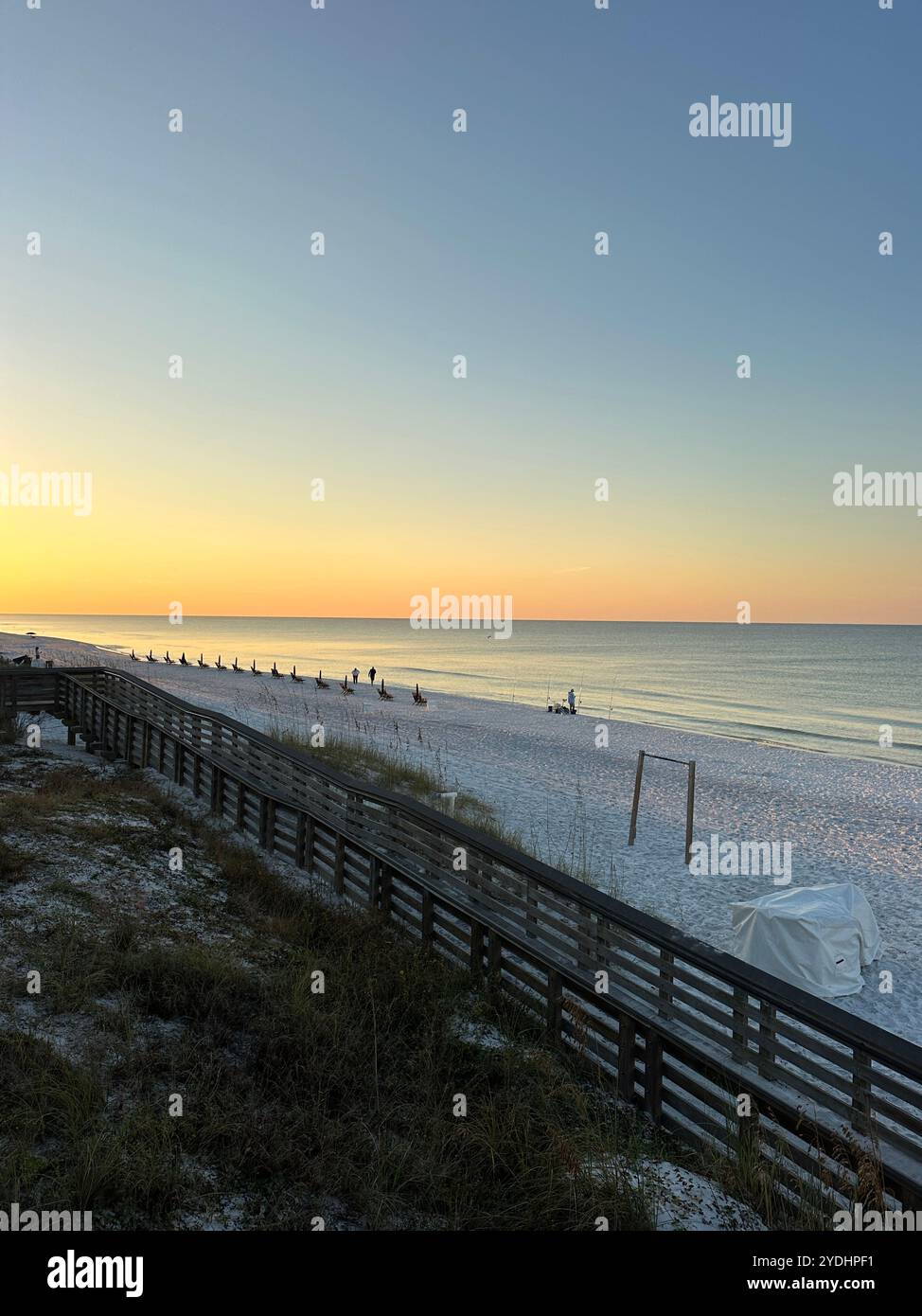 Dune Allen Beach sunrise - Smartphone Captured Stock Image