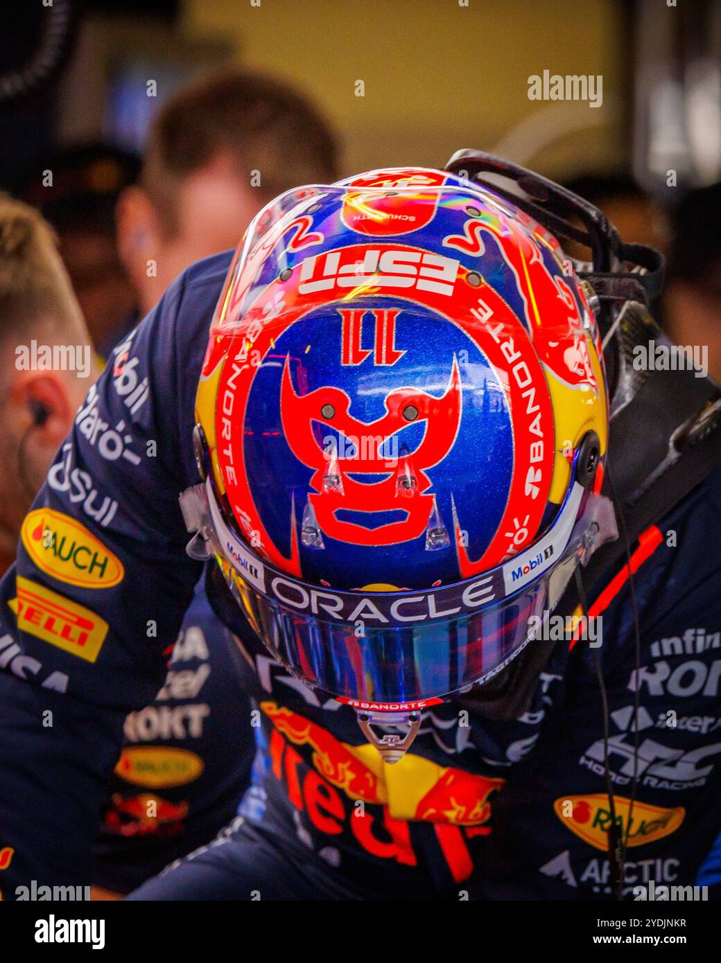 The helmet of sergio perez hi-res stock photography and The helmet of sergio perez hi-res stock photography and