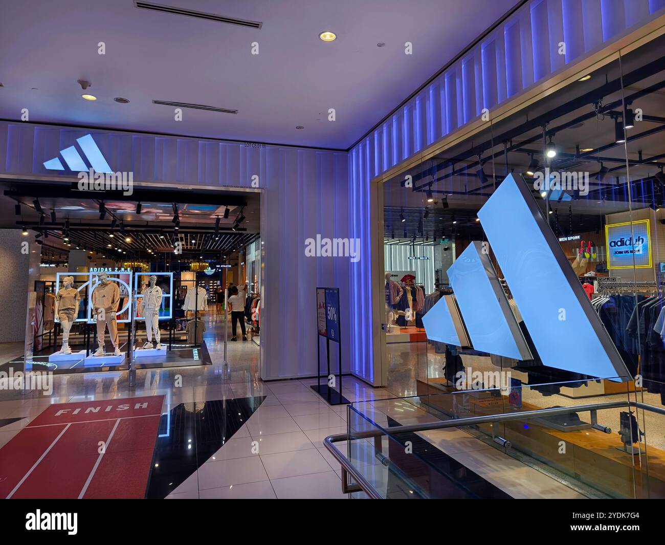 KUALA LUMPUR, MALAYSIA - AUGUST 28, 2024: Adidas brand retail shop in ...