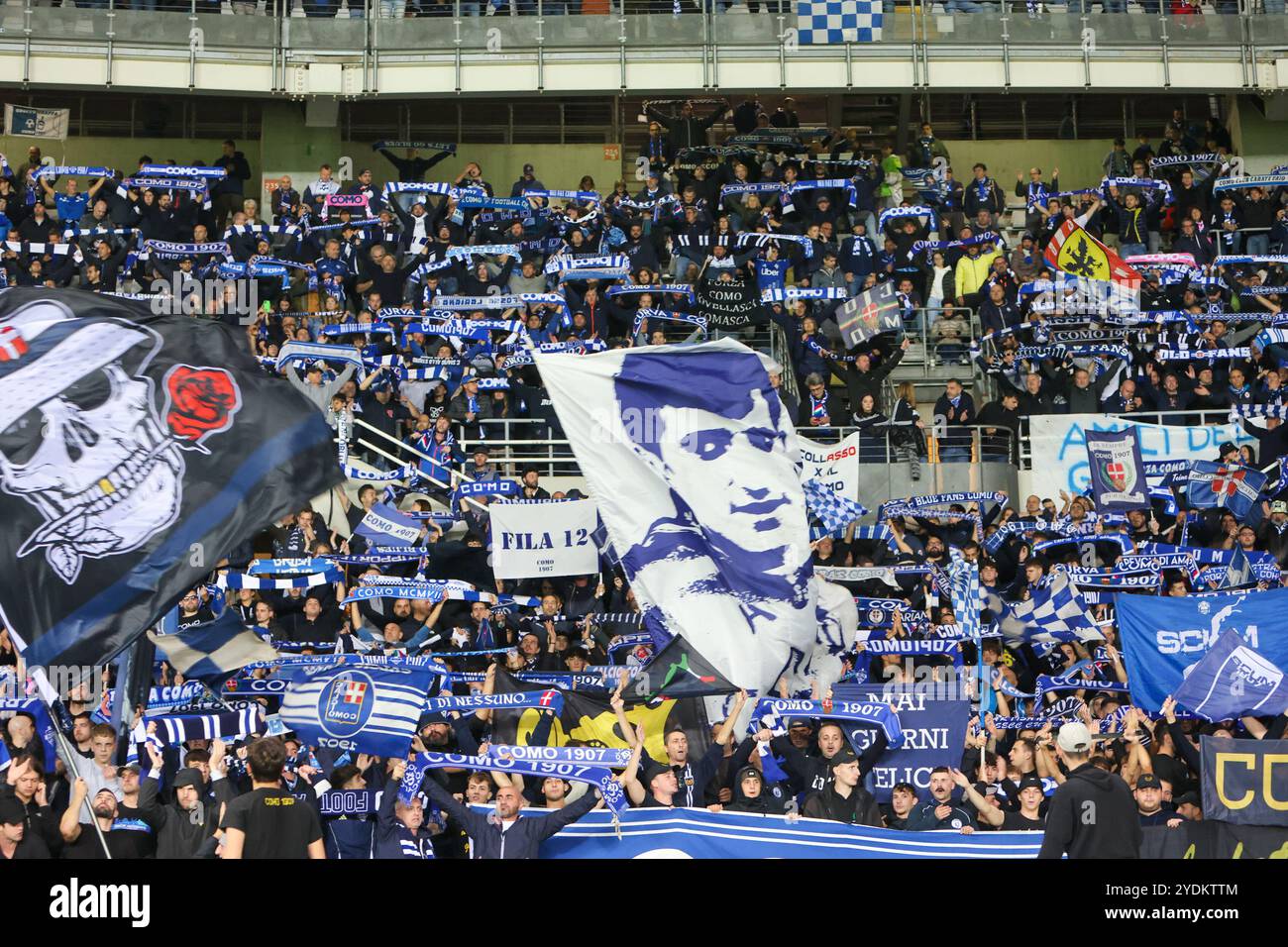 como supporters scarves during the Serie A Enilive 2024/2025 soccer ...