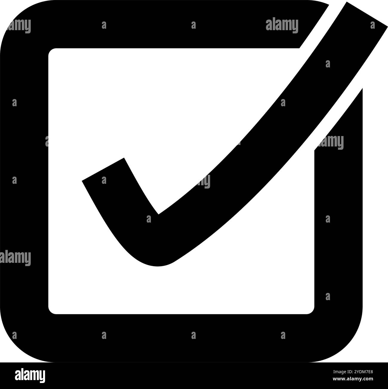 Checkbox icon. Selection box. Editable vector Stock Vector Image & Art ...