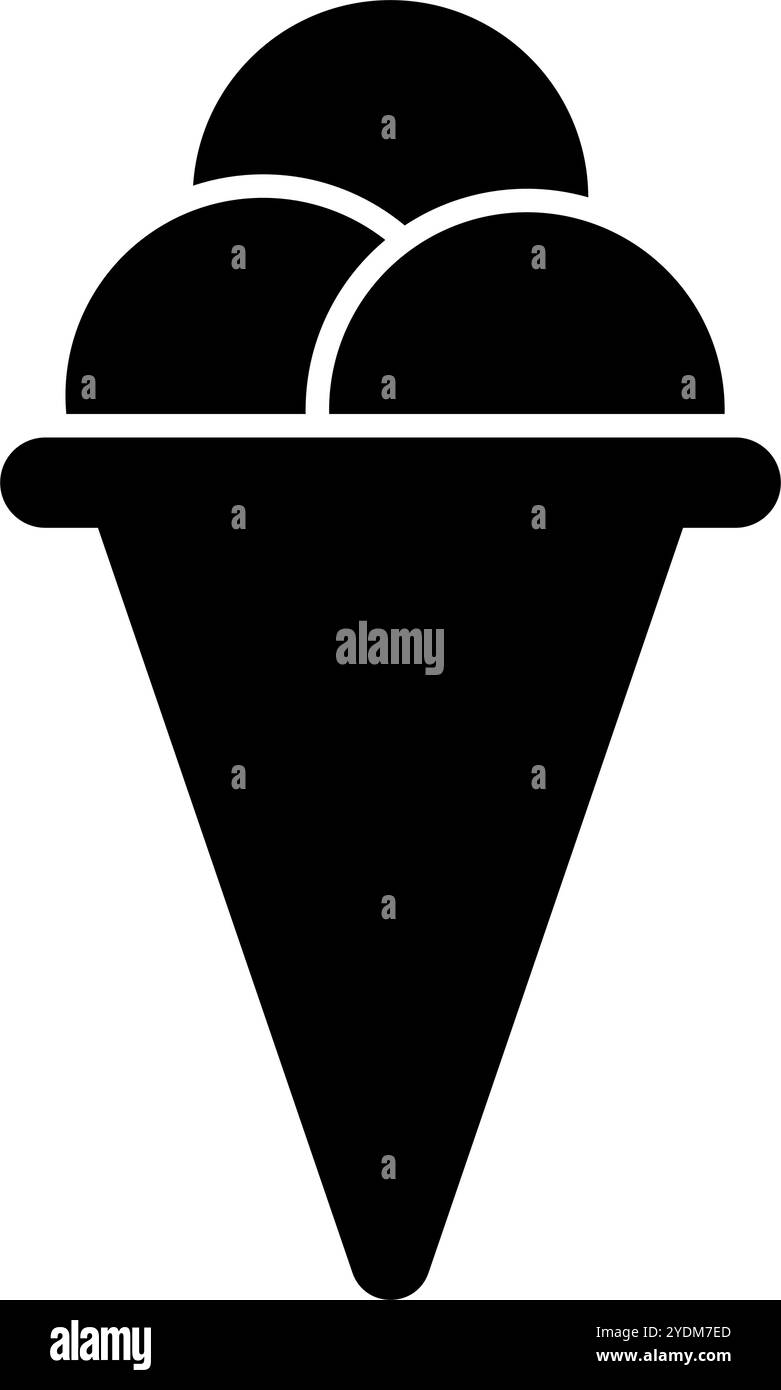 Cone silhouette hi-res stock photography and images - Alamy