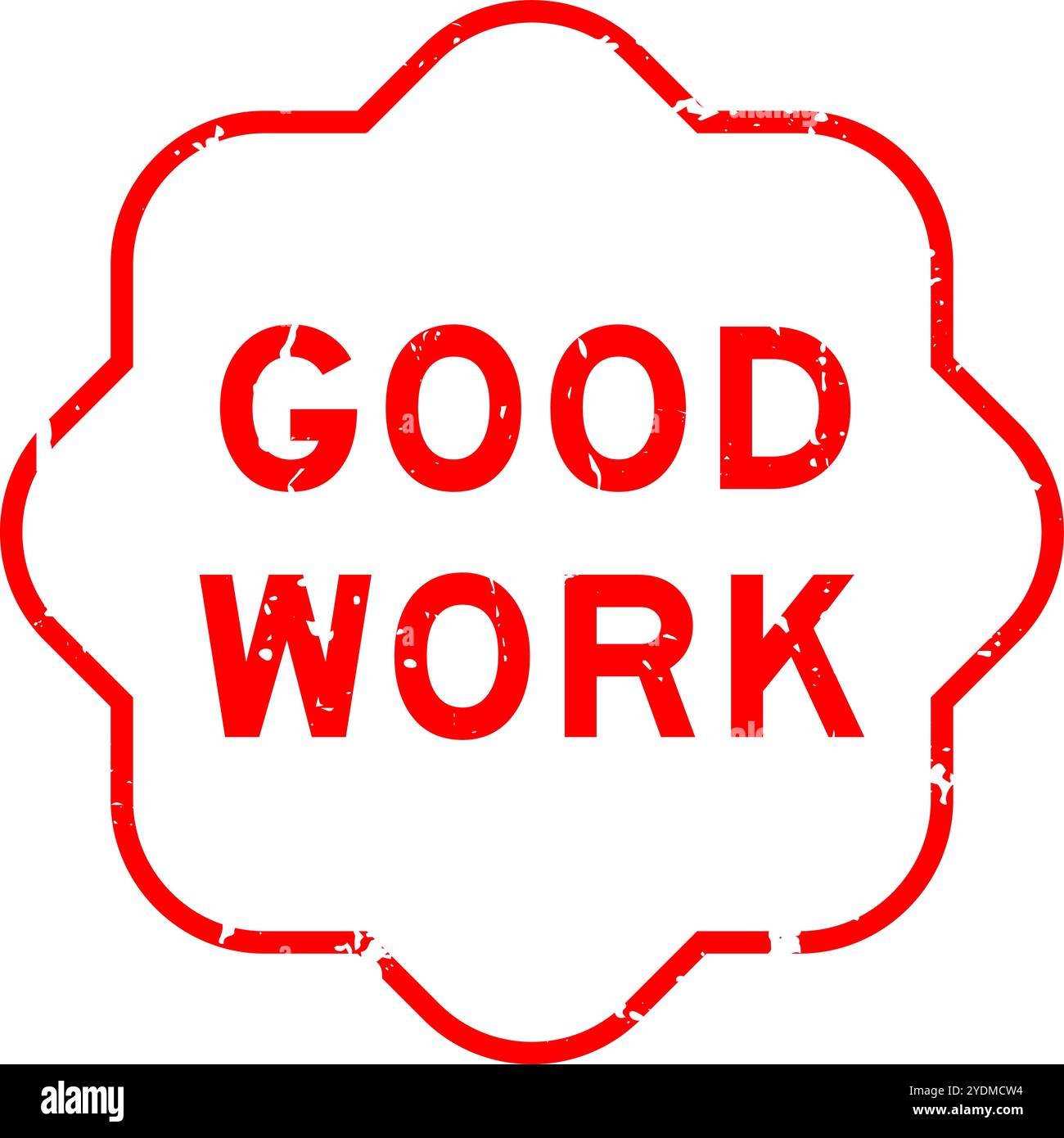 Nice Work Red Nice work rubber stamp Stock Vector Images - Alamy