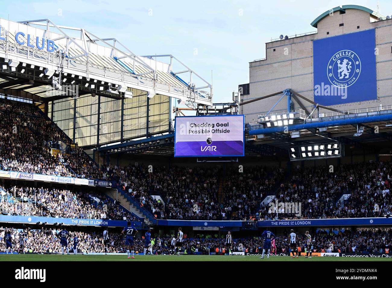 Var goal check on big screen hi-res stock photography and images - Alamy