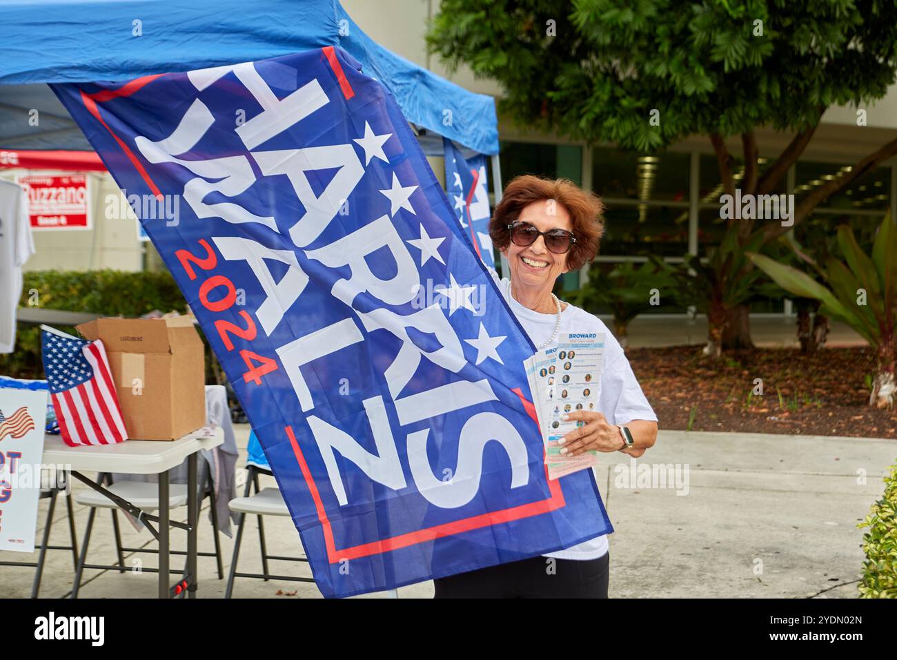 Florida, Broward County, USA. 27th October 2024. Early Voting 2024